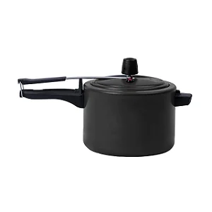 Panela de Pressão 7,5l Antiaderente Ceramic Vapt Preto Brinox