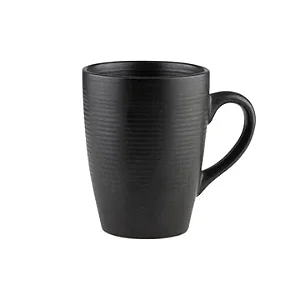 Caneca Wolff Cerâmica Preto 350ml