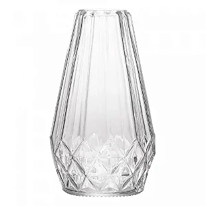 Vaso Origami 15,5x8,5cm Essencial Vidro Lyor