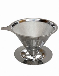 Coador Filtro de Café Nº103 Aço Inox Reutilizável Lyor