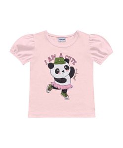 Camiseta infantil basica estampada