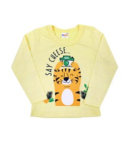 Blusa infantil estampada meninos