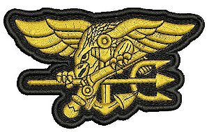 Bordado Patch Termocolante Navy Seals