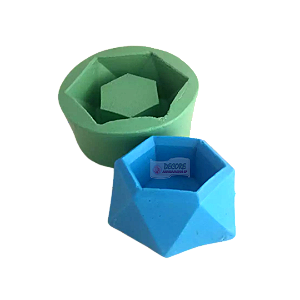 Forma de Silicone - Vaso Hexagonal