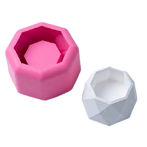 Forma de Silicone - Vaso Octogonal