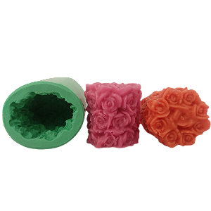 Forma de Silicone - Provence Tubo de Rosas Pequeno