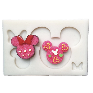Forma de Silicone - Pingente Minie 4 cav