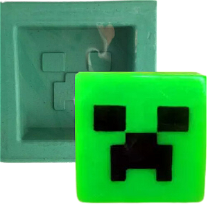 Forma de Silicone - Creeper Minecraft