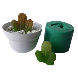 Forma de Silicone - Mini Cacto do Deserto