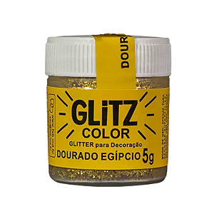 Glitter Comestível - Dourado Egípcio 5g