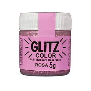 Glitter Comestível - Rosa 5g