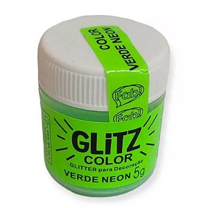 Glitter Comestível - Verde Neon 5g