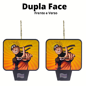 Vela Dupla Face Naruto - Quadrada