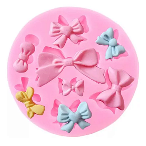 Forma de Silicone - Mini Laços 8 cav