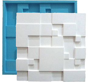 Forma Silicone Mod 01 - Mosaico Liso 39,5x39,5