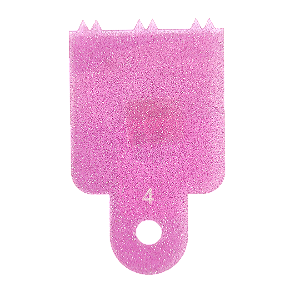 Mini Espátula Acrilico 10x6cm Modelo 4 - Rosa Shine