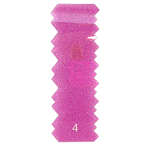 Espátula Acrilico 20x7cm Modelo 4 - Rosa Shine