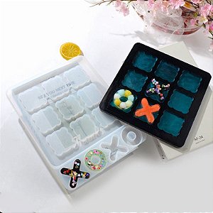 Forma de Silicone - Jogo da Velha P mod 2