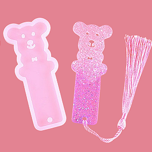 Forma de Silicone - Marcador de Livro Urso Pet