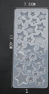 Forma de Silicone - Estrela 26 cav