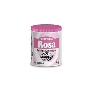 Corante em Pó 5g - Rosa