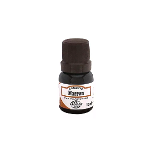 Corante Líquido 10ml - Marrom