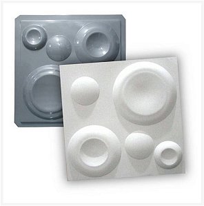Forma de ABS ref 10 Lunar 38,5 x 38,5 cm