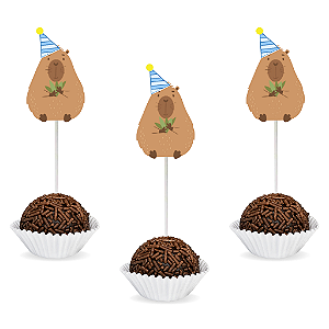 25 Topos de Doce - Capivara Chapeu