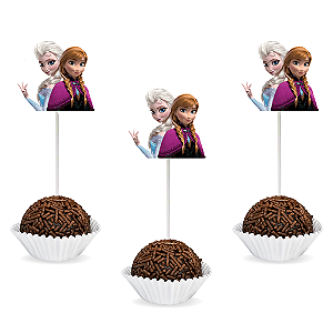 25 Topos de Doce - Elsa e Ana do Gelo