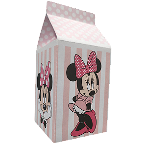 10 Caixa Milk - Minie Rosa