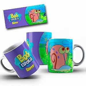 1 Caneca Porcelana 325ml Branca - Bob -  Garry