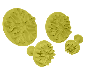 Kit Ejetor Cortador Marcador Floco Neve 2 c/ 4 Pçs