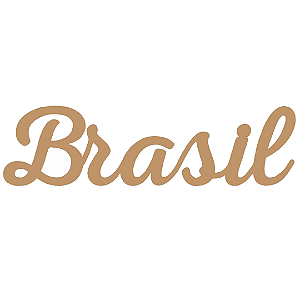 Placa MDF 6mm Marrom Brasil 60x16cm