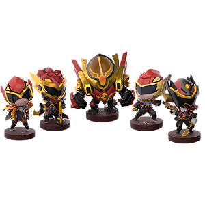 Funplus Phoenix - Figuras League Of Legends Team Minis LOL Set 15 - Riot (Thresh Vayne﻿ Malphite  Lee Sin)