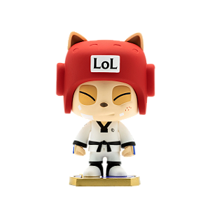 Teemo Taekwondo - Figura Yordles Art Toy - Caixa Secreta - League Of Legends LOL