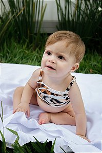 Biquíni Infantil Tigre