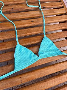 Top Maresias Turquesa Texturizado