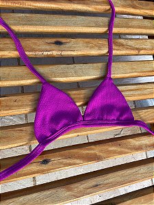 Top Maresias Violeta Texturizado