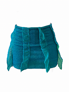 Short Saia Sangalo Azul