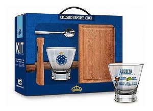 Conjunto Caipirinha Gde Time Cruzeiro Presente Brasfoot