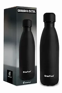 GARRAFA TERMICA METAL NEO 500ML - PRETA EMBORRACHADO