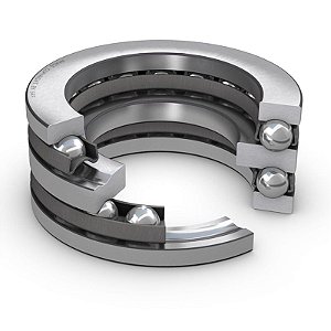 ROLAMENTO NSK AXIAL DE ESFERAS DE ESCORA DUPLA COM ASSENTO SIMPLES 52204