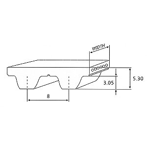 CORREIA IND. CONTINENTAL SYNCHROBELT 20MM S8M-1072