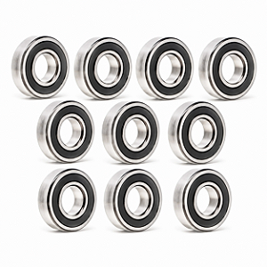 1607 2RS Kit com 10 Unidades de Rolamento Rígido de Esferas 7/16x29/32x5/16