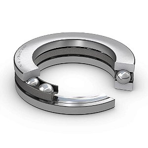 Rolamento Axial de Esferas 51101 12x26x9mm – Rolamento de Escora Simples para Carga Axial