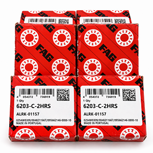 6203-2RSR FAG – Rolamento Rígido de Esferas 17x40x12mm Vedado