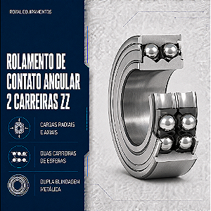 3313B-TVH FAG – Rolamento de Contato Angular 65x140x58,7mm Duas Carreiras Aberto