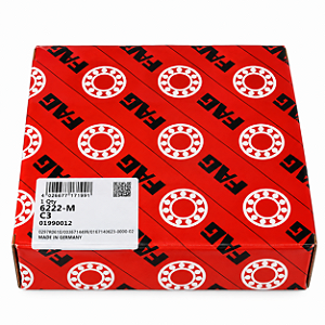 6222-C3 FAG – Rolamento Rígido de Esferas 110x200x38mm Aberto Folga C3