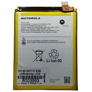 Bateria Motorola Moto E22 NH40 Original