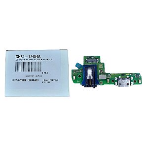 Conector de Carga Samsung A10S (M15) Com Placa Original Nova
